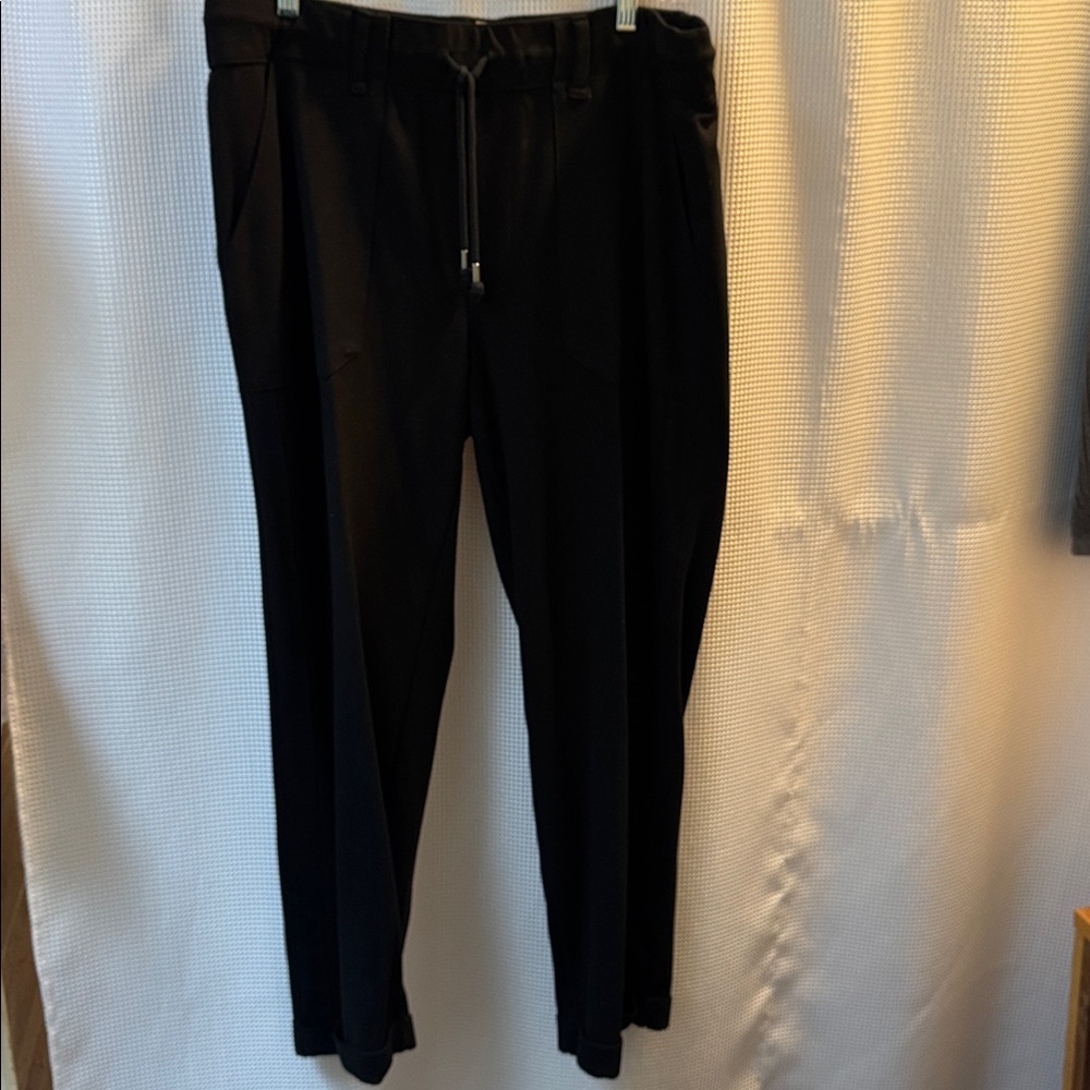 Democracy Ableisure High Rise Patch Pocket Utility Roll Cuff Drawstring Pants